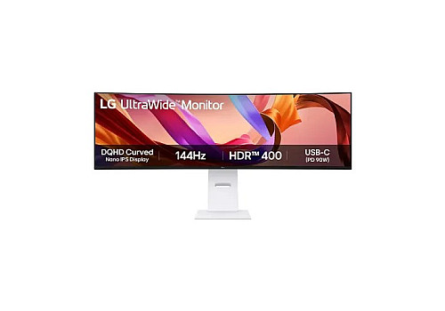 LG 49U950A-W 49" QHD 144Hz Dual Nano IPS UltraWide Curved Monitor